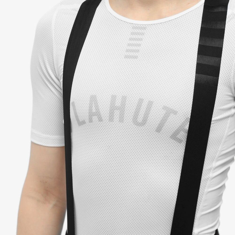 Rapha Men's Pro Team Base Layer Short Sleeve Flahute White Large